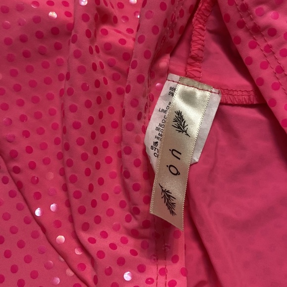 NWOT Dollskill Sequin Crop Hoodie - Picture 3 of 4